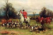 unknow artist Classical hunting fox, Equestrian and Beautiful Horses, 028. oil painting reproduction